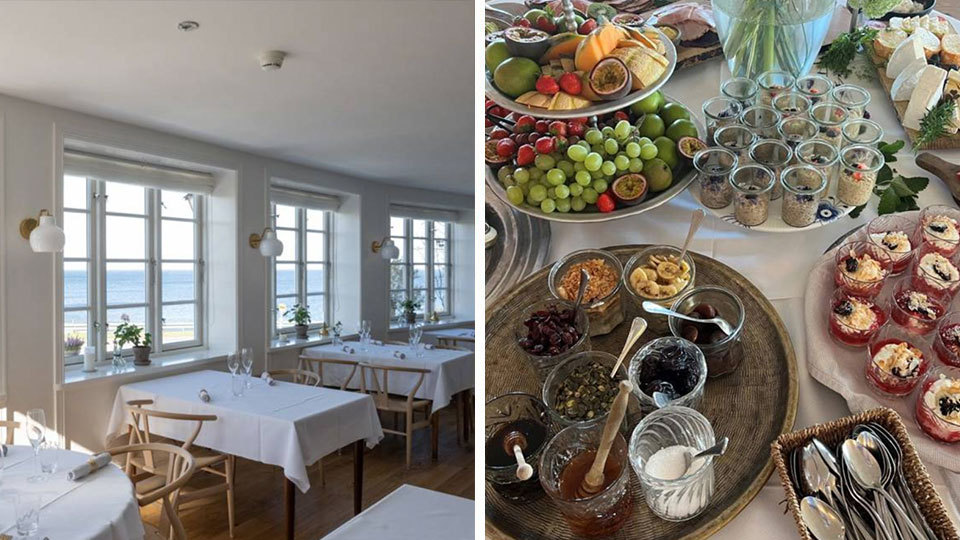 Boble brunch på Stammershalle Badehotel på Bornholm