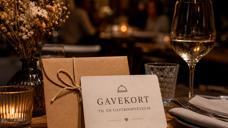 Gavekort til gastronomiske oplevelser - den perfekte gave til madelskeren